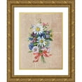 thumbnail image 1 of Nobleworks, Inc. 12x14 Gold Ornate Wood Framed with Double Matting Museum Art Print Titled - Flower 1, 1 of 4