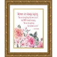 thumbnail image 1 of Nobleworks, Inc. 12x14 Gold Ornate Wood Framed with Double Matting Museum Art Print Titled - Inspired 4, 1 of 4