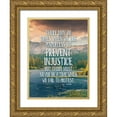 thumbnail image 1 of Nobleworks, Inc. 12x14 Gold Ornate Wood Framed with Double Matting Museum Art Print Titled - Quote 1, 1 of 4