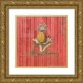 thumbnail image 1 of Nobleworks, Inc. 15x15 Gold Ornate Wood Framed with Double Matting Museum Art Print Titled - Merry Christmas, 1 of 4