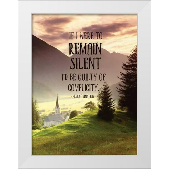 Nobleworks, Inc. 15x18 White Modern Wood Framed Museum Art Print Titled - Quote 10