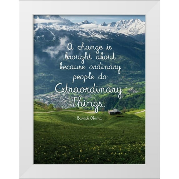 Nobleworks, Inc. 15x18 White Modern Wood Framed Museum Art Print Titled - Quote 4