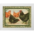 thumbnail image 1 of Nobleworks, Inc. 18x15 White Modern Wood Framed Museum Art Print Titled - Chicken 2, 1 of 4