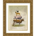 thumbnail image 1 of Nobleworks, Inc. 19x24 Gold Ornate Wood Framed with Double Matting Museum Art Print Titled - Farm Stand A1, 1 of 4
