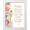 thumbnail image 1 of Nobleworks, Inc. 19x24 White Modern Wood Framed Museum Art Print Titled - Inspired 3, 1 of 4
