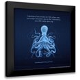 thumbnail image 1 of Nobleworks, Inc. 20x20 Black Modern Framed Museum Art Print Titled - Octoprint 2, 1 of 5