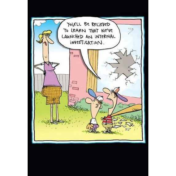 Nobleworks Internal Investigation Funny / Humorous McCoy Bros Mother's Day Card