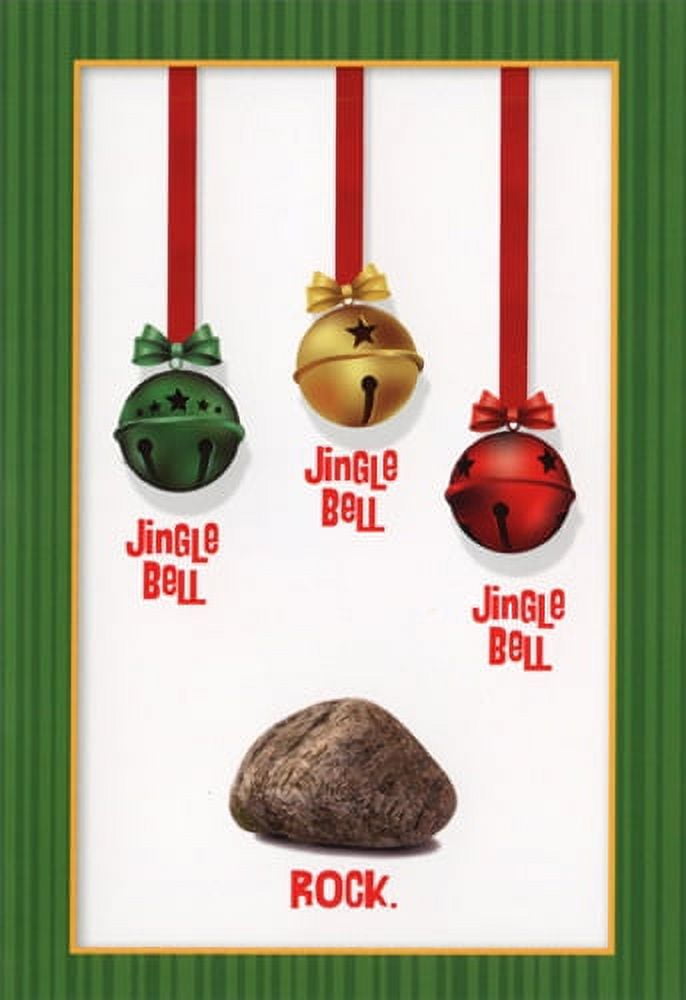 Nobleworks Jingle Bell Rock Funny Christmas Card (1 card/1 envelope)