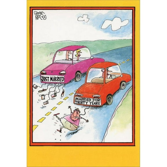 Nobleworks Married For Thirty Years Funny / Humorous McCoy Bros Wedding Anniversary Card