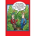 thumbnail image 1 of Nobleworks New Hunting Hat Funny / Humorous Father's Day Card, 1 of 2