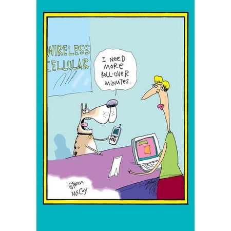 Nobleworks Roll-Over Minutes Funny / Humorous McCoy Bros Birthday Card