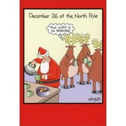 Nobleworks So Yesterday Funny / Humorous Christmas Card 1 card/1 envelope