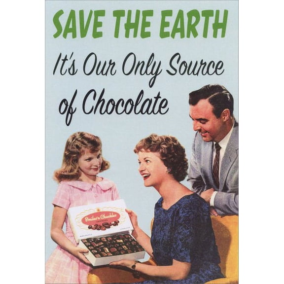 Nobleworks Source of Chocolate Funny / Humorous Birthday Card