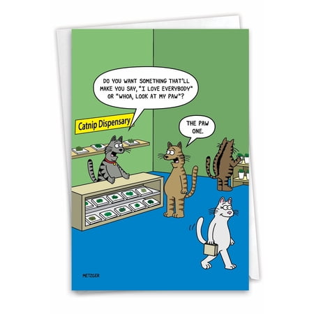 NobleWorks Funny Birthday Greeting Card w/ 5x7 Envelope (1 Card), For Women, Bday Stiff Joints Women C5680BDG