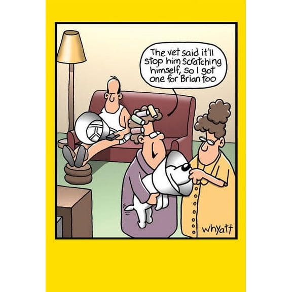 Nobleworks Stop Scratching Funny / Humorous Tim Whyatt Birthday Card