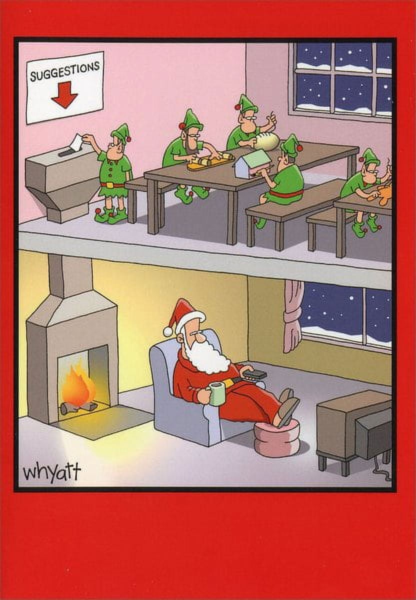 Nobleworks Suggestions Funny / Humorous Christmas Card (1 card/1 ...