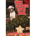 thumbnail image 1 of Nobleworks Tree Fainted Dog Funny Christmas Card (1 card/1 envelope), 1 of 2