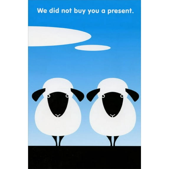 Nobleworks Two Sheep Funny / Humorous Birthday Card
