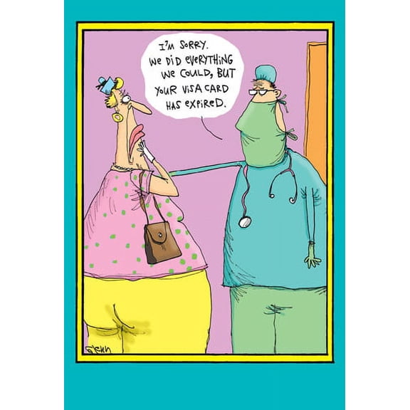 Nobleworks Visa Has Expired Funny / Humorous McCoy Bros Birthday Card