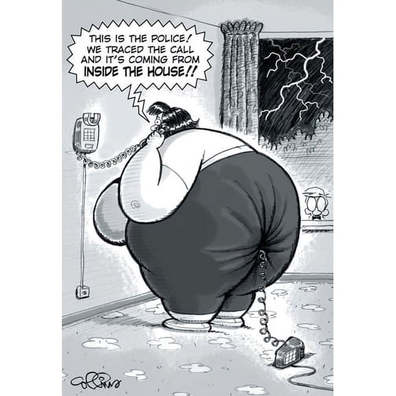 Nobleworks We Traced The Call Funny / Humorous Dan Collins Birthday Card