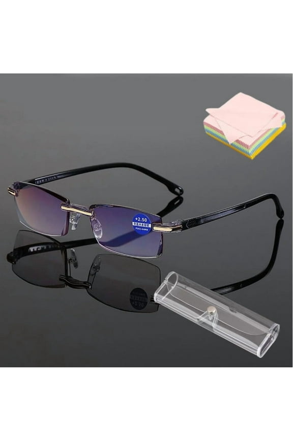 Noblu Vision Glasses,Gatteeey Intelligent Zoom Glasses, Ifantastics Glasses near and Far Sight, Anti Blue Light Presbyopia Glass
