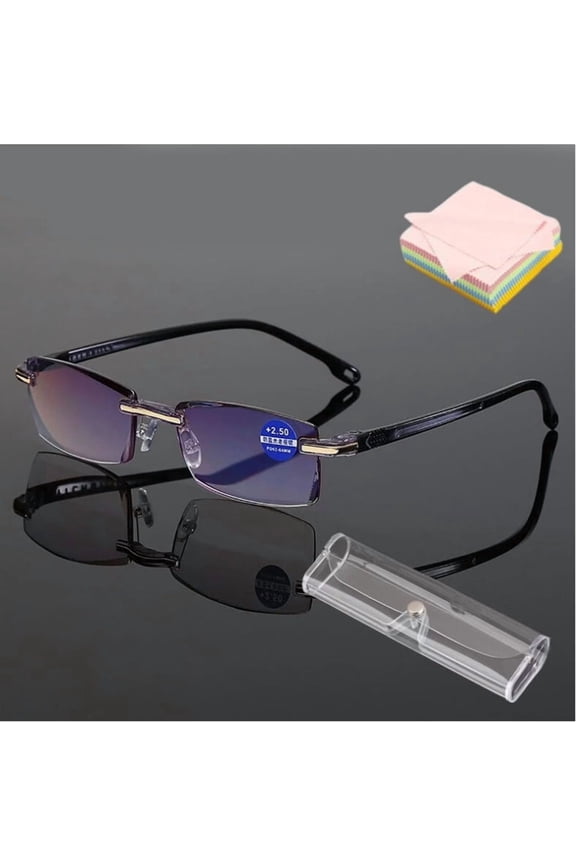 Noblu Vision Glasses,Gatteeey Intelligent Zoom Glasses, Ifantastics Glasses near and Far Sight, Anti Blue Light Presbyopia Glass