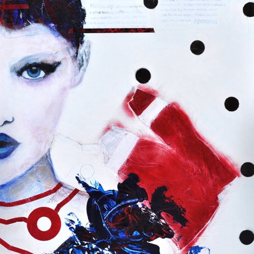 Nobody Calls Me by My Real Name Painting Print on Wrapped Canvas