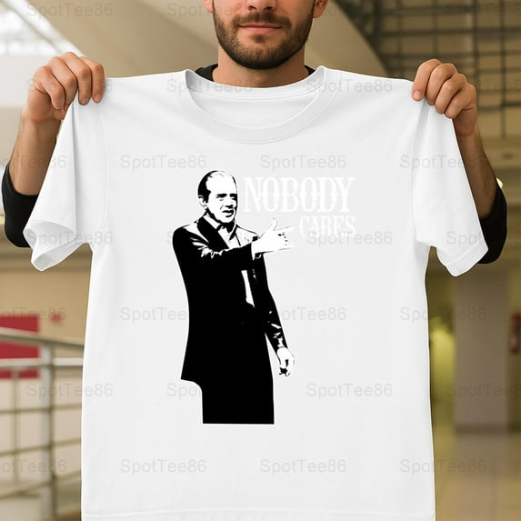 Nobody Cares A Bronx Tale Funny Retro Vintage 90s Movie Quote Graphic G283 Unisex T-Shirt, Up to Size 5XL