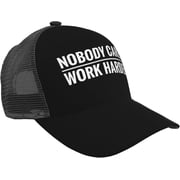 Nobody Cares Work Harder Mesh Baseball Hat Adjustable Curved Brim Baseball Cap Unisex
