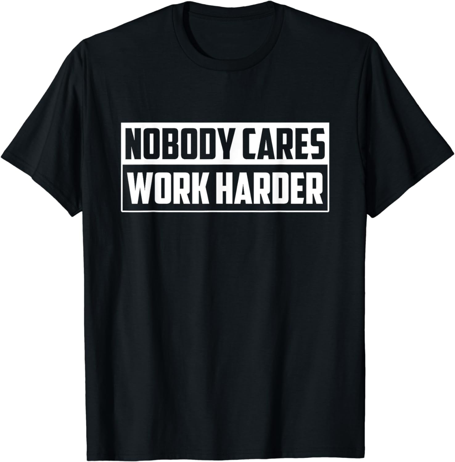 Nobody Cares Work Harder Vinyl Stickers - Set Of 3 Motivational Gym Fitness Decals