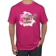 thumbnail image 1 of Nobody Fights Alone Watercolor Sparkles Breast Cancer Awareness Men's Graphic T-Shirt, Fuschia, Large, 1 of 5