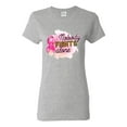 thumbnail image 1 of Nobody Fights Alone Watercolor Sparkles Breast Cancer Awareness Womens Graphic T-Shirt, Heather Grey, X-Large, 1 of 5