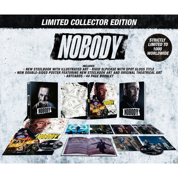 Nobody Limited Collector's Edition 4K UHD & Blu-Ray Steelbook (4K Ultra HD) Colin Salmon RZA