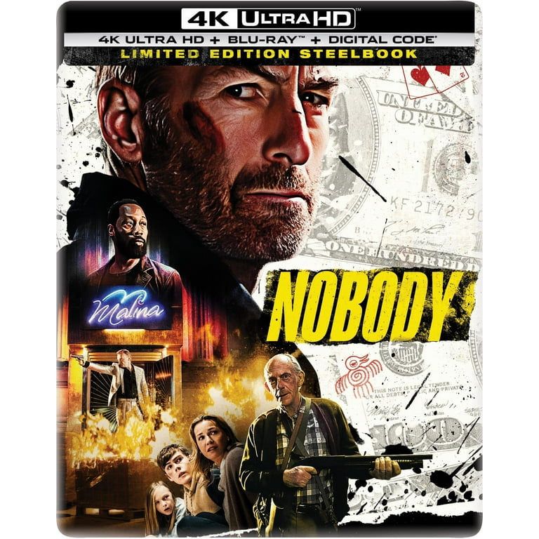 Nobody (Steelbook) (4K Ultra HD + Blu-ray + Digital Copy