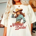 thumbnail image 1 of Nobody's Darlin Shirt, Western Shirt, Cowgirl Shirt, Retro Western Shirt, Retro Cowgirl Shirt, Country Shirt, Retro Shirt, 1 of 5
