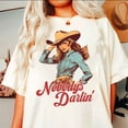 thumbnail image 1 of Nobody's Darlin Shirt, Western Shirt, Cowgirl Shirt, Retro Western Shirt, Retro Cowgirl Shirt, Country Shirt, Retro Shirt, 1 of 5
