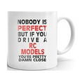 thumbnail image 1 of Nobody's Perfect Except RC MODELS Drive Coffee Tea Ceramic Mug Office Work Cup Gift 11 oz, 1 of 3