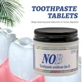Nobs Toothpaste Tablets for Cleaning Teeth and Removing Stains Fluoride