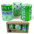thumbnail image 1 of Nobunto Set of Three Boxed Hand-Painted Candles - Farih Design, 1 of 1