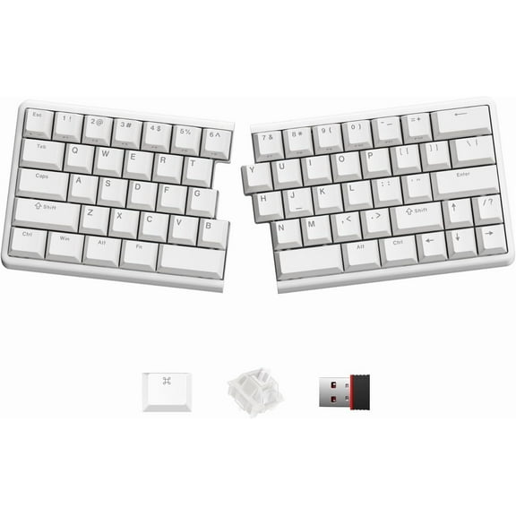 NocFree Wireless Ergonomic Split Mechanical Keyboard - Linear, Standard Version