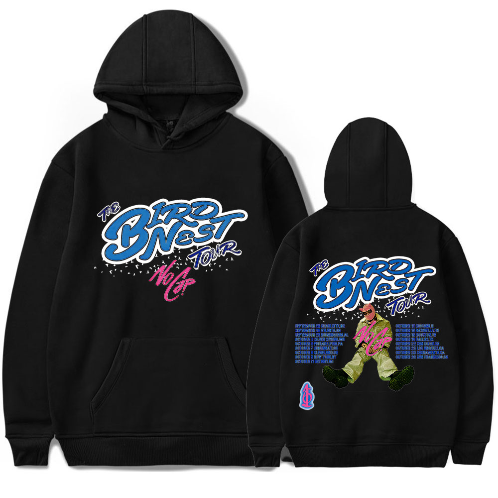 Nocap Announces the Birdnest Tour Merch Hoodie Sweatshirt New Logo Women/Men Pullovers Hooded