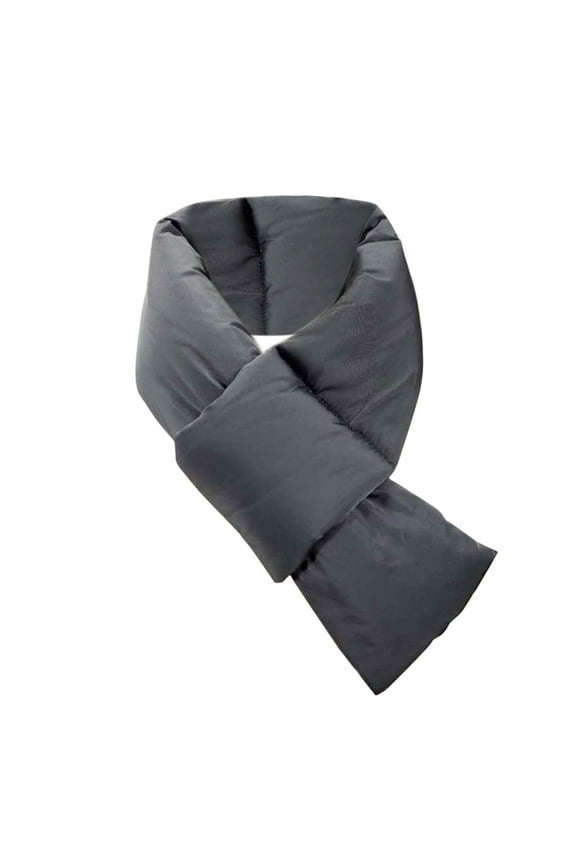 Scarf for Women Adult Winter Solid Neck Outdoor Windproof And Warm Down Cotton Scarf Bone Size