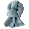 thumbnail image 1 of Nochalofo Scarf for Women Casual Fashion Wool Scarf Warm Mix High End Knitwear Light Blueone Size, 1 of 3