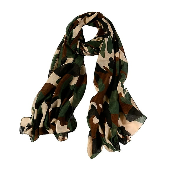 Nochalofo Scarf for Women Fashion Camouflage Shawl Pashmina Stole Scarf Scarves Cone Size