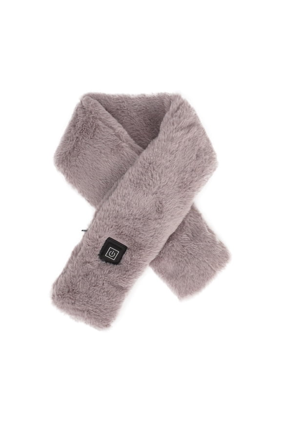 Scarf for Women Heated Scarf for Men And 3 Temp Settings Usb Smart Heating Scarf Cordless Neck Heating Pad Scarf Washable Greyone Size