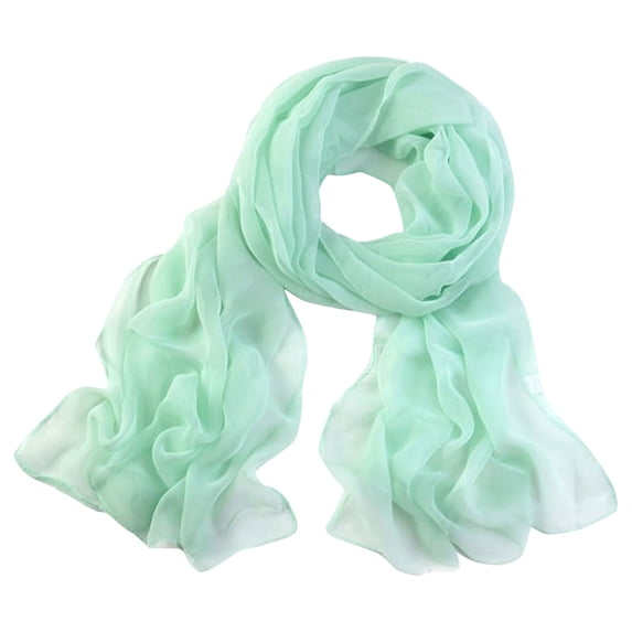 Nochalofo Scarf for Women Solid Color Chiffon Silk Scarf Candy Color Scarf Fone Size
