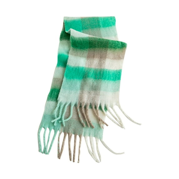 Nochalofo Scarf for Women Super Soft Outdoor Fashion Casual Versatile Atmosphere Warm Winter Scarf Greenone Size