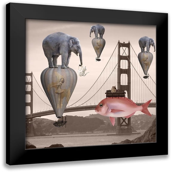 Nocito, Daniela 13x12 Black Modern Framed Museum Art Print Titled - Tea Time