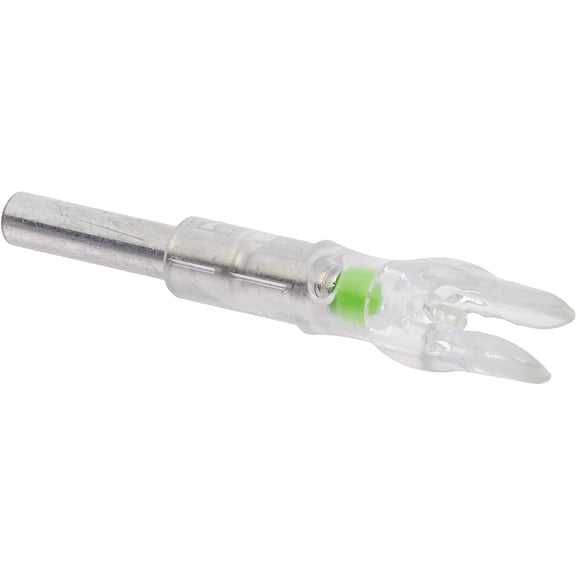 Nockturnal-S Lighted Nock for Arrows with .244 Inside Diameter including Carbon Tech, Victory, Carbon Impact, Carbon Express, Carbon Revolution, Easton, Beman and PSE Brands - GREEN 3-Pack