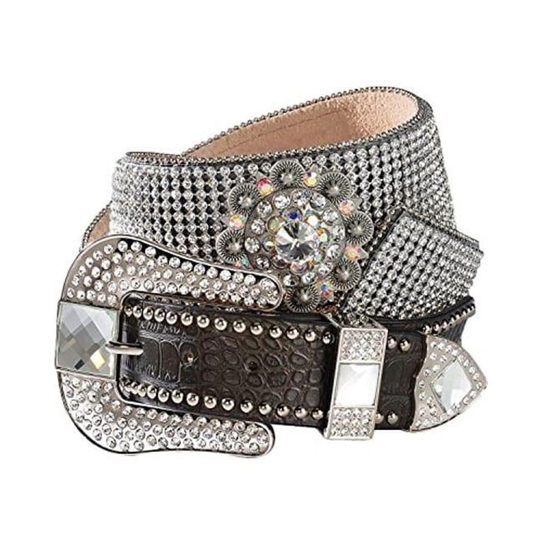 Nocona Belt N3415601-XL 2.5 in. Womens Crystal Concho Belt&  display picture 2